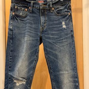 Mens Levi Slim Straight Jeans 30x32